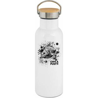 123TRIKO termoska Chyť a pusť, V1, černý potisk 500 ml