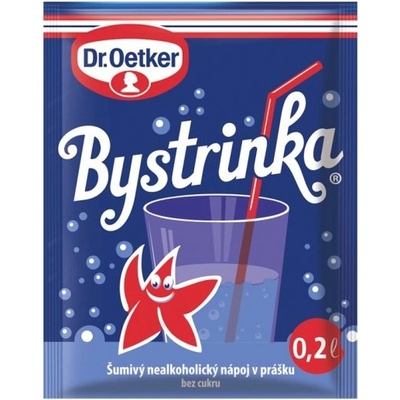 Dr. Oetker Bystrinka šumivý nealkoholický nápoj v prášku bez cukru 8 g