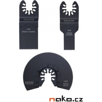 Extol Premium nářadí multifunkční, sada 3ks, na dřevo 8803823