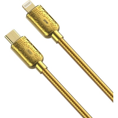 XO NB-Q217A PD USB-C - Lightning, 20W, 1m, zlatý