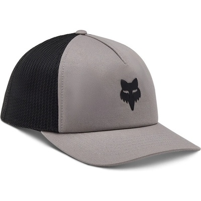 Fox Fox Head Trucker Hat Steel Grey – Zboží Mobilmania