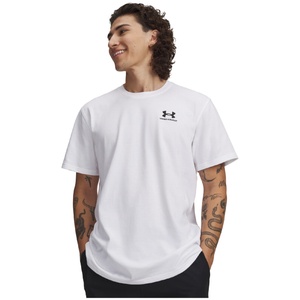 Under Armour M Logo Emb Heavyweight SS Размер: L / Цвят: бял