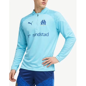 PUMA x Olympic of Marseille Training 1/4 Zip Top Pro Blue - magazinko