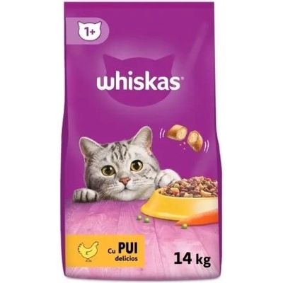 Whiskas - гранули за котки с пиле, 14кг