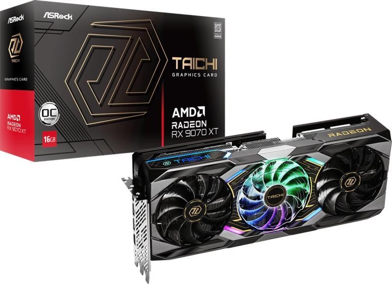 ASRock Radeon RX 9070 XT Taichi OC 16GB GDDR6 256bit (RX9070XT TC 16GO)