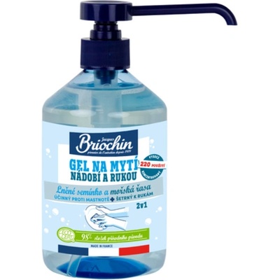 Briochin Gel na mytí nádobí i rukou 2v1 moře, 500 ml