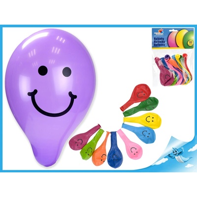 Mikro trading Gemar Balónik nafukovacia potlač Smile 10cm
