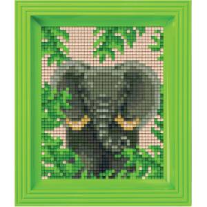 Pixelhobby Мозайка с рамка и пиксели Classic, Pixelhobby - Слон (31434)