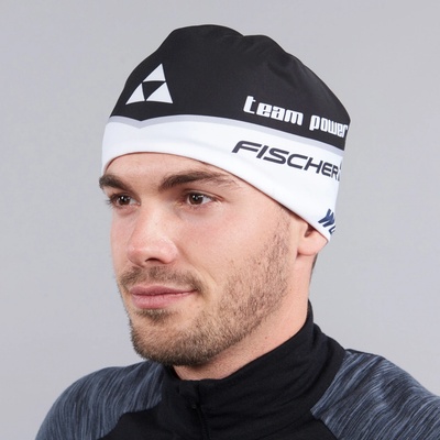Fischer běžecká čepice beanie nation černo-bílá 2021/22