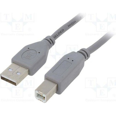 Gembird CCP-USB2-AMBM-6G USB 2.0 A na USB 2.0 B, 1.8m, šedý
