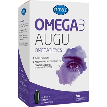 Lysi Omega 3 pro zdravé oči 64 kapslí