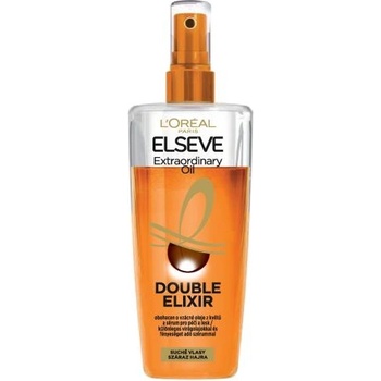 L'Oréal Elseve Extraordinary Oil Double Elixir подхранващ спрей за увредена и суха коса 200 ml за жени