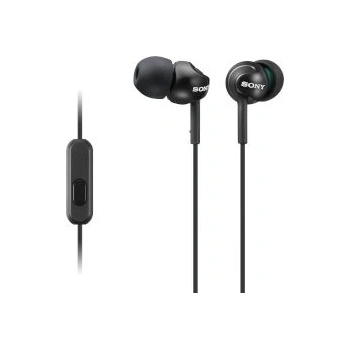 Image 1 of Sony MDR-EX110AP with microphone black (MDREX110APB.CE7)
