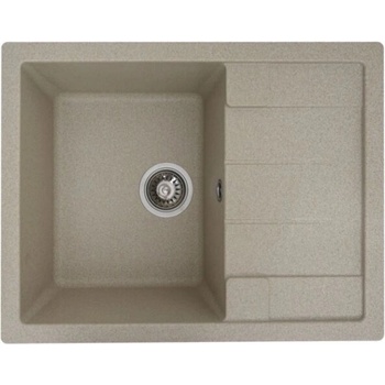 ELEFANT Гранитна мивка INTENSO 6550 - кухненска мивка с отцедник за монтаж в плот (Safari) (INTENSO 6550 сафари)