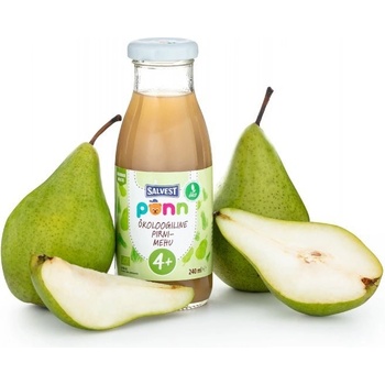 SALVEST Põnn Hrušková šťava s dužinou od 4.mesiaca 240 ml