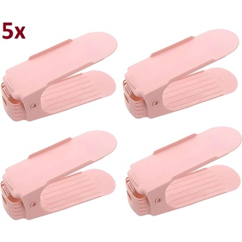 HARAHU 5x Органайзер за обувки - Розов KP18460 (18460)