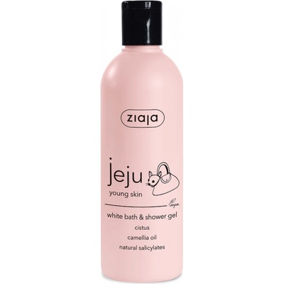 Ziaja Bílý sprchový & koupelový gel Jeju 300 ml