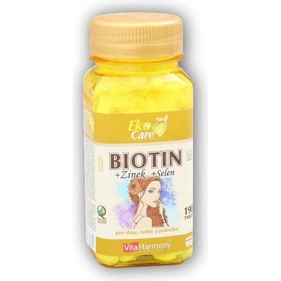 VitaHarmony VE Biotin 300 mcg + Selen + Zinek 190 tabliet