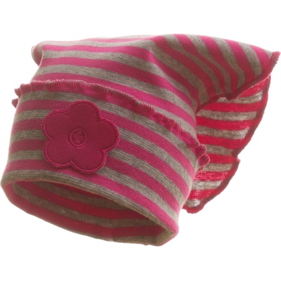 dívčí šátek proužkovaný s kytičkou C