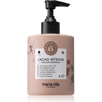 Maria Nila Colour Refresh Cacao Intense нежна подхранваща маска без перманентни цветови пигменти издържа 4 - 10 измивания 4.10 300ml