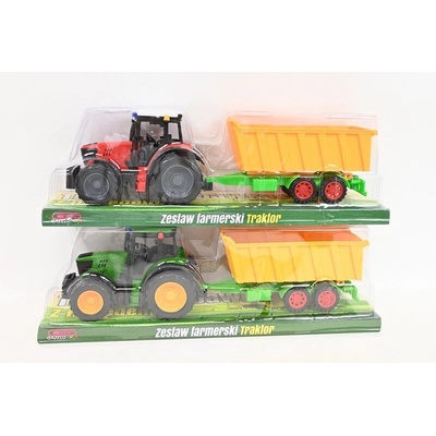Traktor s prívesom - 1 kus