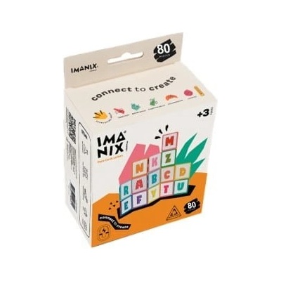 IMANIX Magnetická stavebnica style cards - písmená