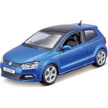 Bburago Plus VW Polo GTI Mark 5 modrá 1:24