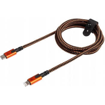 Xtorm CXX003 Xtreme USB-C/Lightning, 1,5m, černý, oranžový