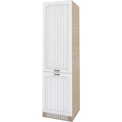 ИРИМ Колонен кухненски шкаф за вграден хладилник Сити МФ-Бяло фладер-04-50 десен 60 см