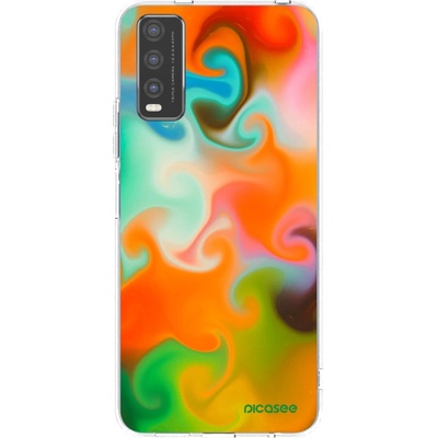 Pouzdro Picasee silikonové Vivo Y20s Juice čiré