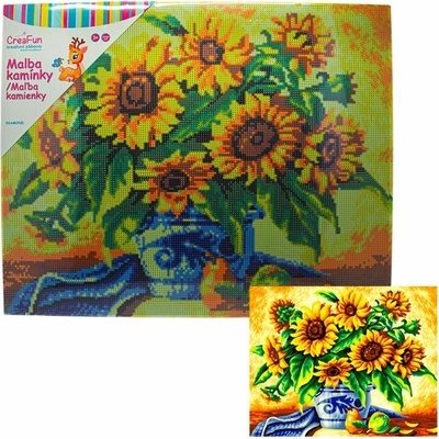 Diamantové malování - Slunečnice 40 x 50 cm