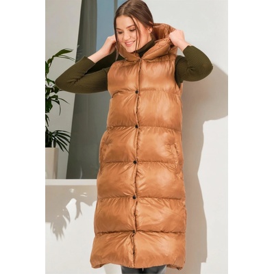 Dewberry Z6734 Xexese Women's Vest-flat Camel