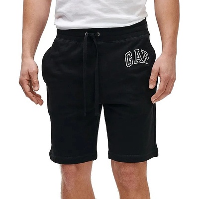 GAP čierne pánske kraťasy Logo mini arch shorts