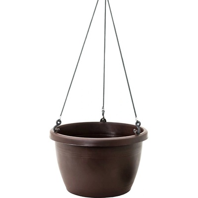 PLASTKON květináč Marina 30 cm hnědý