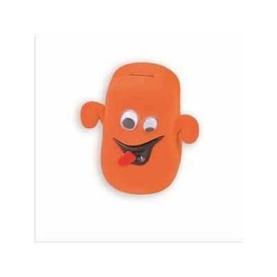 Šperky4U Semišová dárková krabička - strašidýko oranžové KR0057-OR