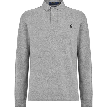 Ralph Lauren Блуза с яка Polo Ralph Lauren Men's Long Sleeve Polo Shirt - Grey