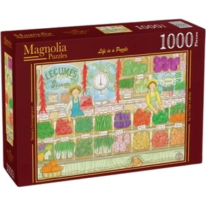 Magnolia Пъзел Magnolia от 1000 части - Магазинче за плодове и зеленчуци (3484)