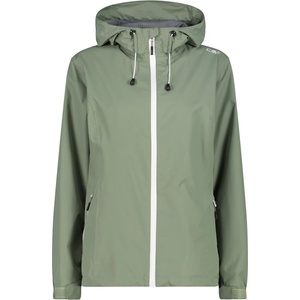 CMP Дамско водоустойчиво яке CMP Women's Jacket Fix Hood with Pack Pocket Waterproof jacket - Salvia - размер 50 (EU) (102-5201-0419)