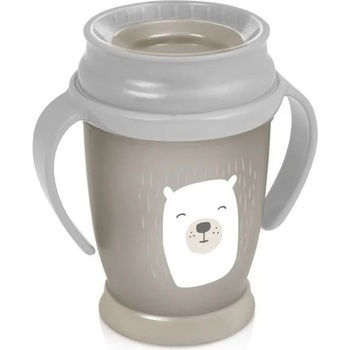 Image 1 of LOVI Чаша с дръжки Lovi 360° - Junior, Buddy bear, 250 ml, 12+ месеца, бежов (1/599)