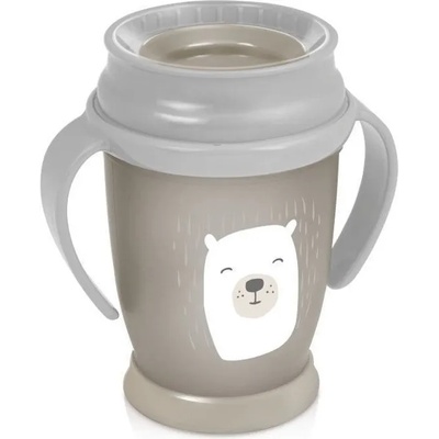 Lovi Чаша с дръжки Lovi 360° - Junior, Buddy bear, 250 ml, 12+ месеца, бежов (1/599)