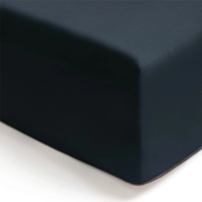 CLARYSSE Двоен чаршаф с ластик GRACE 160 x 200 см, среднощен океан, тенсел, Clarysse (CLALFLG006T1620)