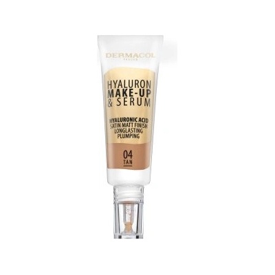 Dermacol Hyaluron Make-up & Serum фон дьо тен с хиалуронова киселина 04 Tan 25 g