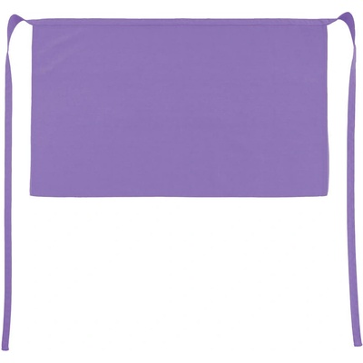 SG Accessories - BISTRO Krátká číšnická zástěra Brussels s pevným páskem 78 x 52 cm fialová levandulová