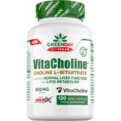 Amix GreenDay VitaCholine Choline L-bitartrate 120 vege kapslí