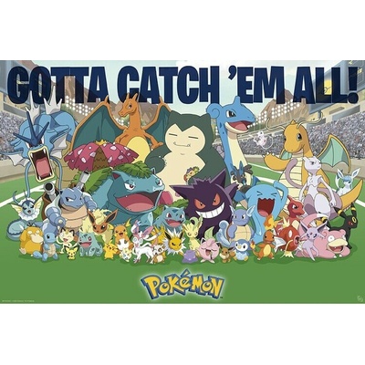 Plagát, Obraz - Pokemon - All Time Favorites, 91.5 × 61 cm