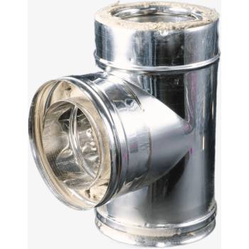 Image 1 of ArtKamin Димоотводен Тройник 90° с изолация - Ф300-350 (tisi)