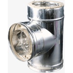 ArtKamin Димоотводен Тройник 90° с изолация - Ф300-350 (tisi)