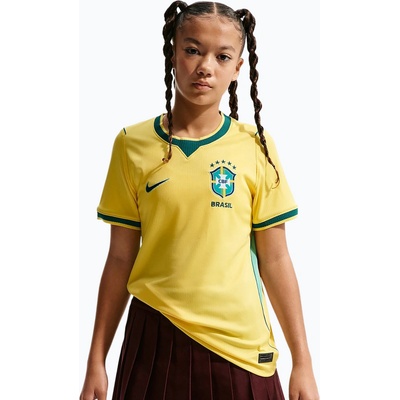 Nike Brazil 2026 Stadium Home Soccer Replica canary/light mint/geode teal