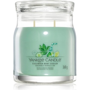 Yankee Candle Cucumber Mint Cooler ароматна свещ Signature 368 гр