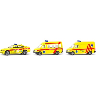 SIKU Blister Ambulance sada 3 aut česká verze 1:50